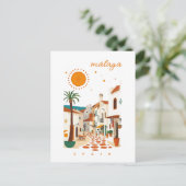 Malaga Málaga Spanje witte stad vakantie Briefkaart (Staand voorkant)