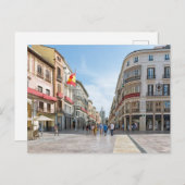 Malaga. nr. 4.   briefkaart (Voorkant / Achterkant)