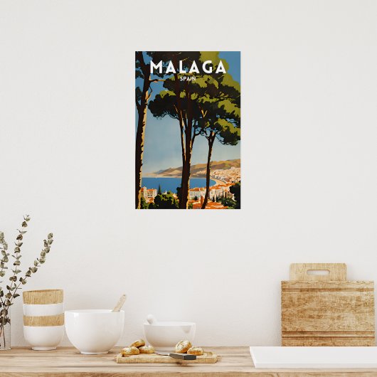 Malaga Poster (Keuken)