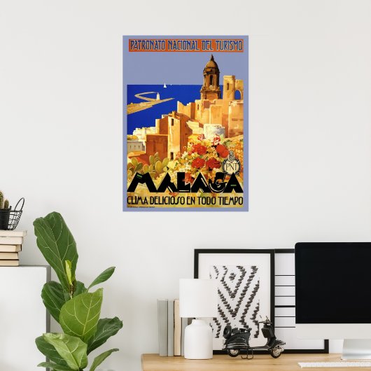 MALAGA POSTER (Thuiskantoor)