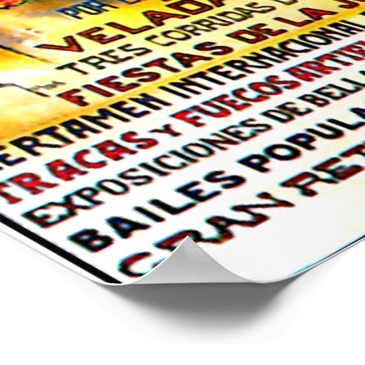 Malaga Spain ~  Automobile Advertisement Poster (Hoek)