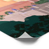 Malaga Spain  travel poster  (Hoek)