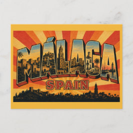 Málaga Spanje Alcazaba Briefkaart