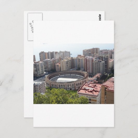 Malaga, Spanje Briefkaart (Voorkant / Achterkant)