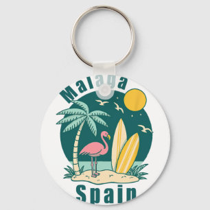 Malaga Spanje Souvenirs Espana Reis Vakantie Manne Sleutelhanger