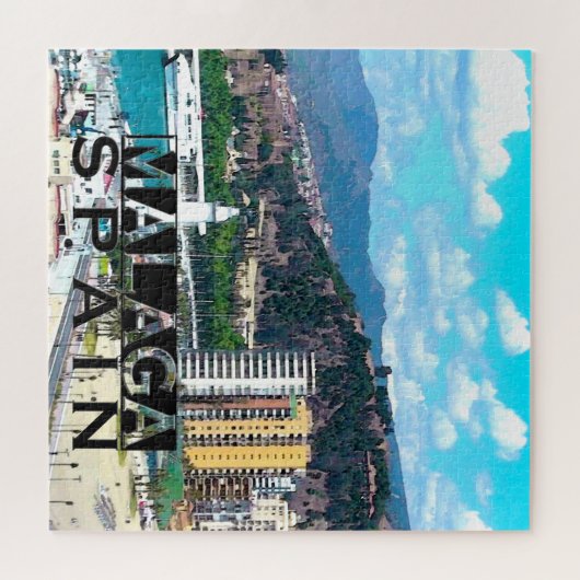 Malaga Square Puzzle Legpuzzel (Horizontaal)