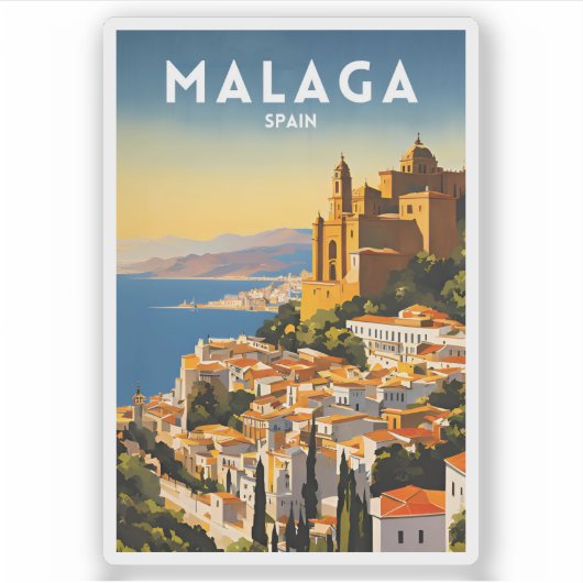 Malaga Sticker (Voorkant)