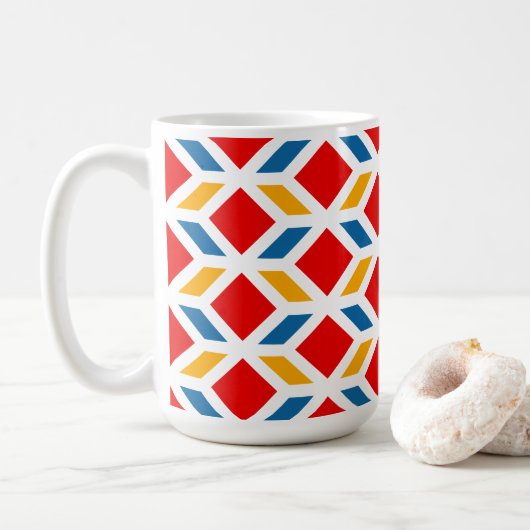 Malaga straat muren 2 koffiemok (Met donut)