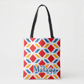 Málaga straat muren 2 tote bag (Voorkant)