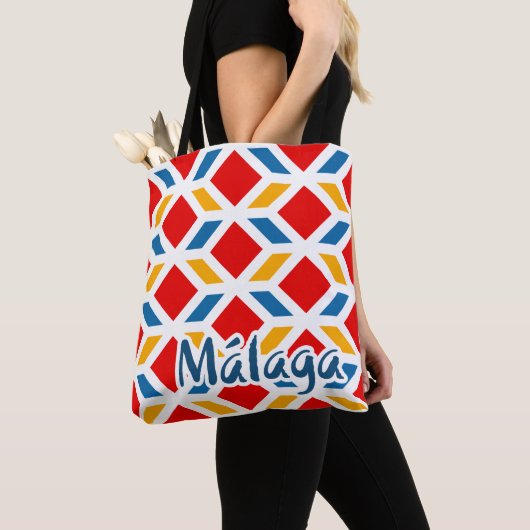 Málaga straat muren 2 tote bag (Dichtbij)