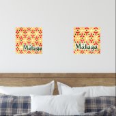 Malaga straatmuren 1 muurkunst sets (Slaapkamer)