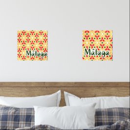 Malaga straatmuren 1 muurkunst sets
