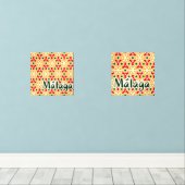 Malaga straatmuren 1 muurkunst sets (Houten vloer)