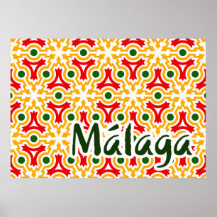 Malaga straatwanden 1 poster