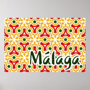 Malaga straatwanden 1 poster