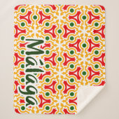 Malaga street walls 1 sherpa deken (Voorkant)