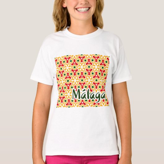 Malaga street walls 1 t-shirt (Voorkant)