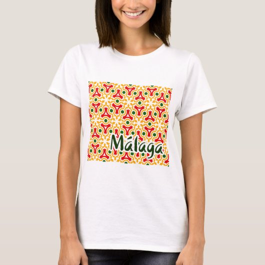 Malaga street walls 1 t-shirt (Voorkant)