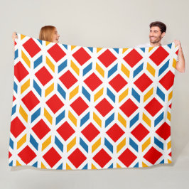 Malaga street walls 2 fleece deken