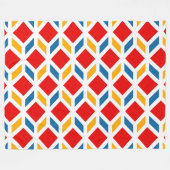 Malaga street walls 2 fleece deken (Voorkant (Horizontaal))