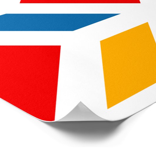 Malaga street walls 2 poster (Hoek)