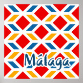 Malaga street walls 2 poster (Voorkant)