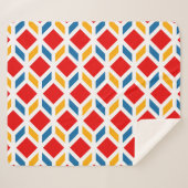 Malaga street walls 2 sherpa deken (Voorkant (horizontaal))