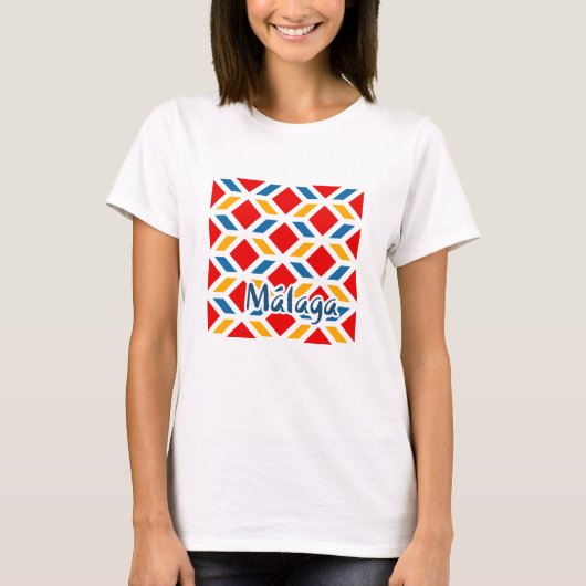 Malaga street walls 2 t-shirt (Voorkant)
