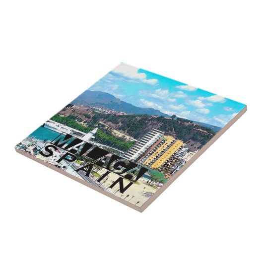Malaga Tegeltje (Zijkant)