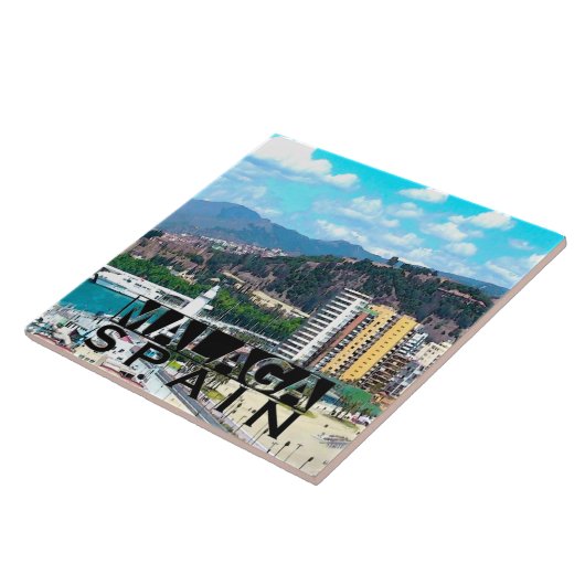 Malaga Tegeltje (Zijkant)