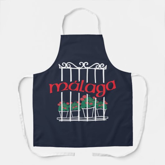 Malaga, window with flowers schort (Voorkant)