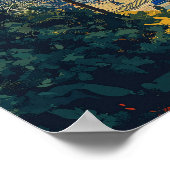 Malaga - Zon, Zee en Spaanse charme Poster (Hoek)