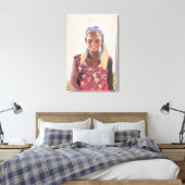 Malagasy Girl 1989 Canvas Afdruk (Insitu (Slaapkamer))