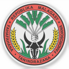 Malagasy Republic seal (1958-1975), Madagascar Sticker