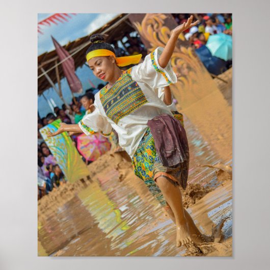 Malagnang Festival in de Filipijnen Poster (Voorkant)