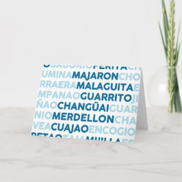 Malaguita Bedankkaart