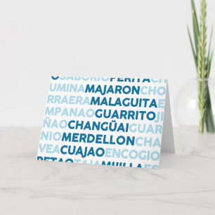 Malaguita Bedankkaart