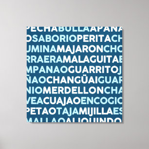Malaguita Canvas Afdruk