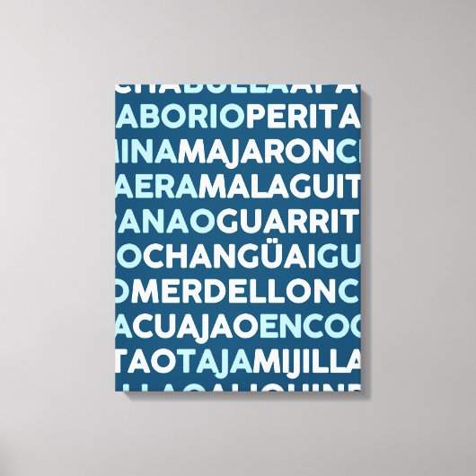 Malaguita Canvas Afdruk (Voorkant)