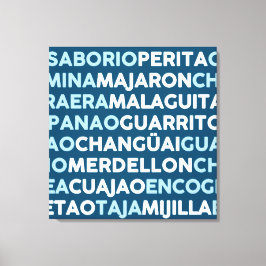 Malaguita Canvas Afdruk