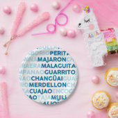 Malaguita Papieren Bordje (Feest)