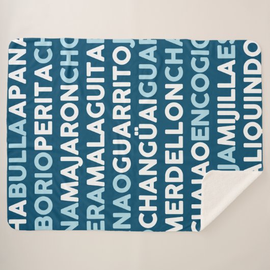 Malaguita Sherpa Deken (Voorkant (horizontaal))