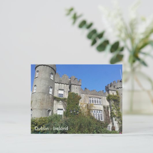 Malahide Castle, Dublin, Ierland Briefkaart (Staand voorkant)
