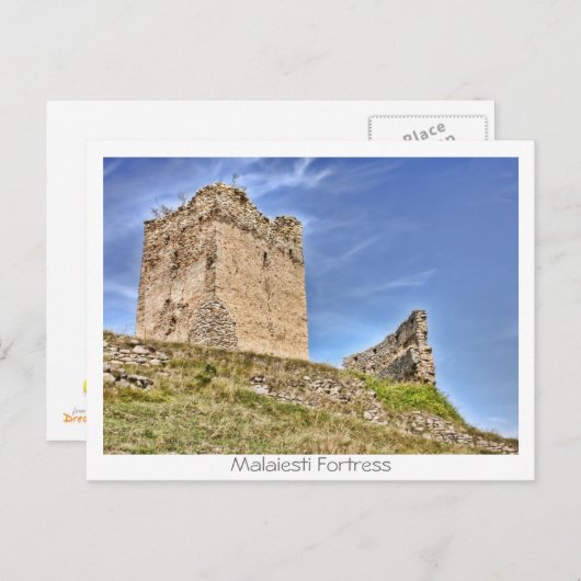 Malaiesti Fortress Briefkaart (Voorkant / Achterkant)
