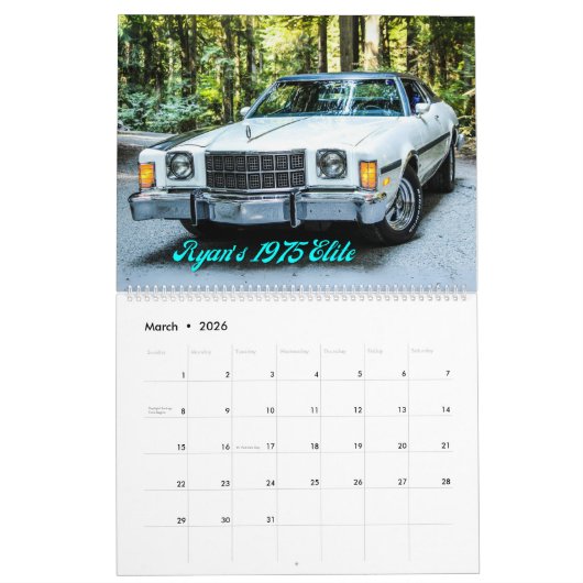 Malaise Car Club of Oregon 12 Maand 2024 Kalender (Mar 2026)