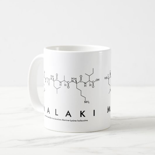 Malaki peptide name mok (Voorkant links)