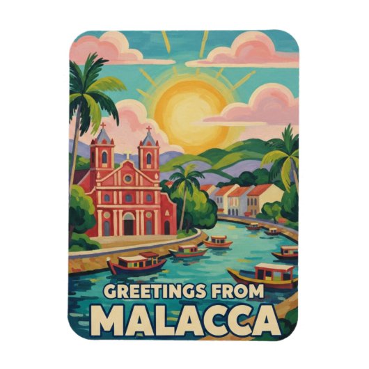 Malakka Maleisië Magneet (Verticaal)