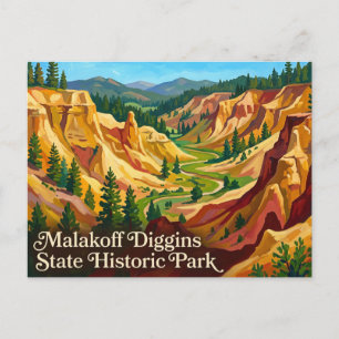Malakoff Diggins State Historic Park Californië Briefkaart