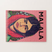 Malala Yousafzai, Inspirerend feministische kunst Legpuzzel (Horizontaal)