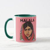Malala Yousafzai, Inspirerend feministische kunst Mok (Links)
